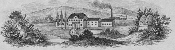 Briefkopf Koettgen & Conze um 1850